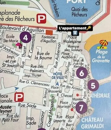 Place Malespine Proche Port Vauban Antibes
